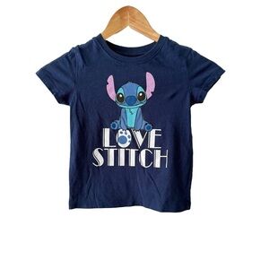Disney Stitch Kids T-Shirt - Dark Blue 4T